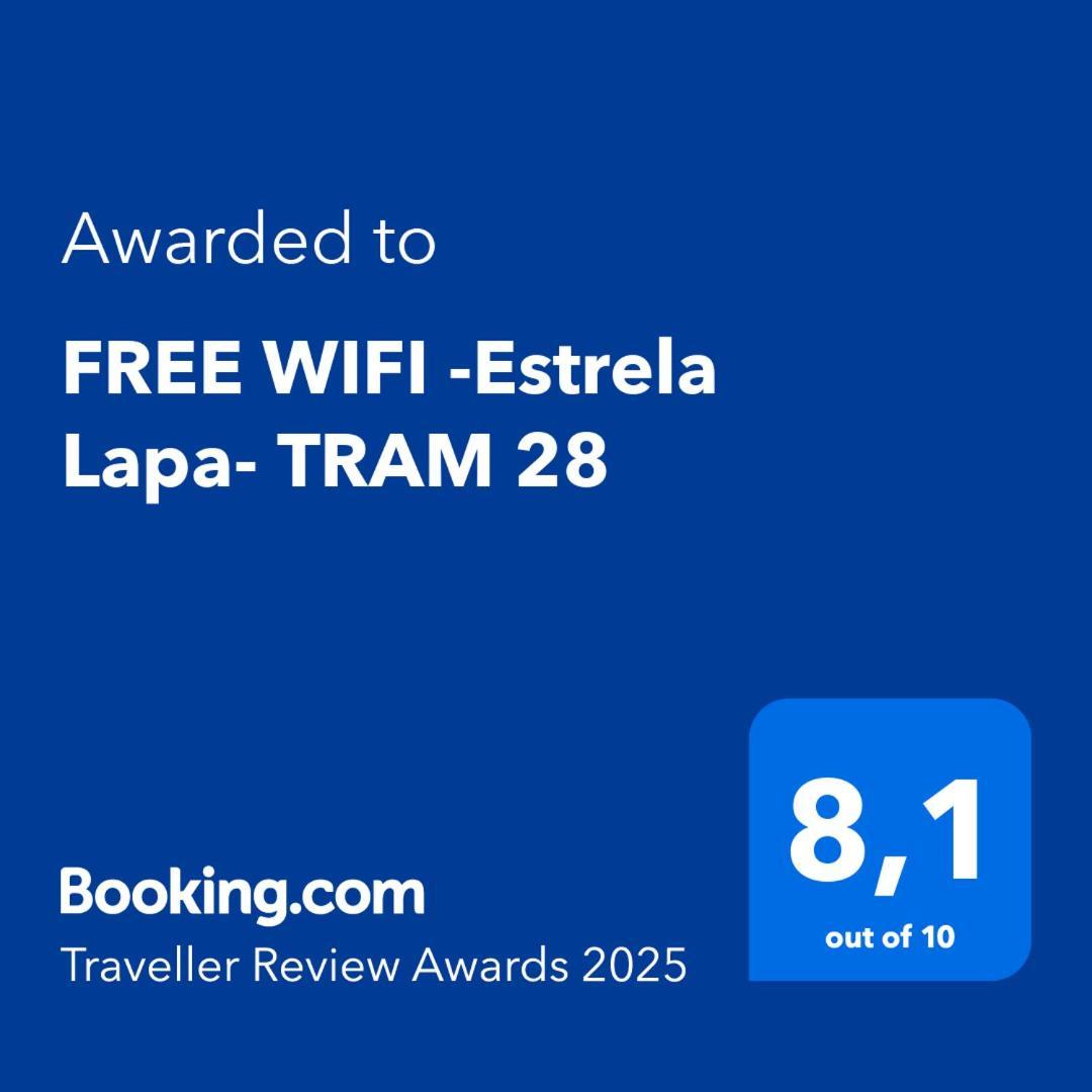 Free Wifi -Estrela Lapa- Tram 28 Apartman Lisboa Kültér fotó